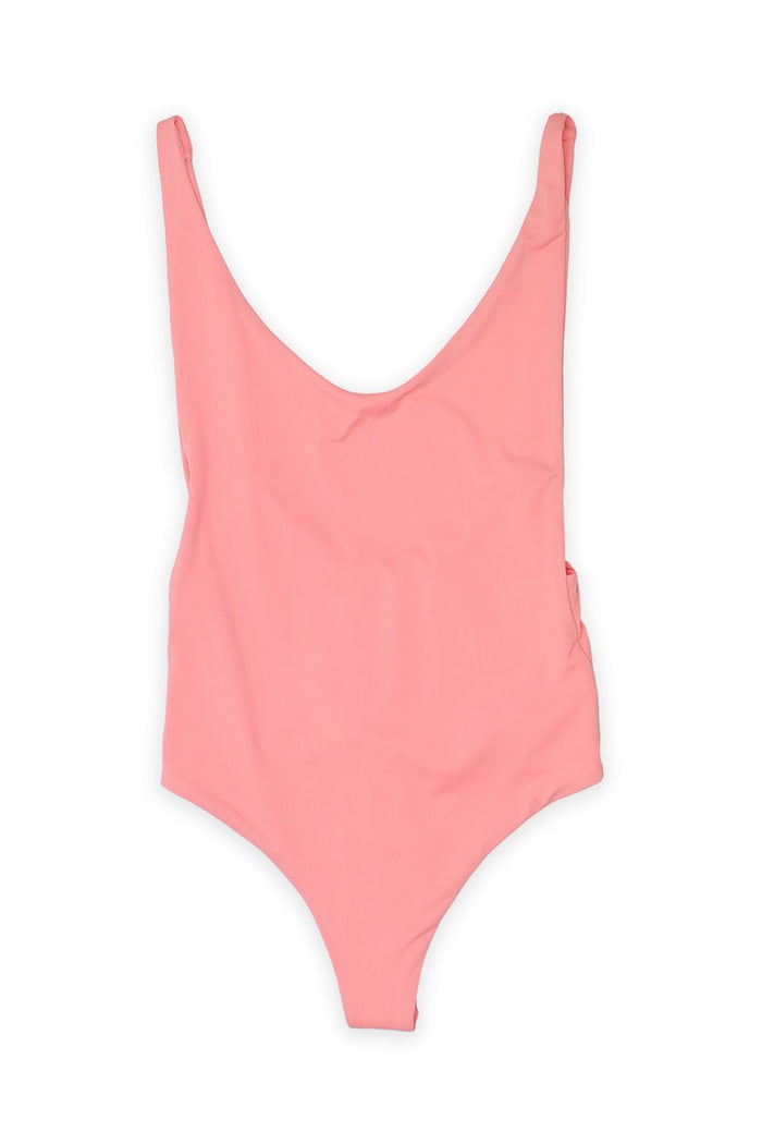 Ada High Cut Thong One Piece in Coral