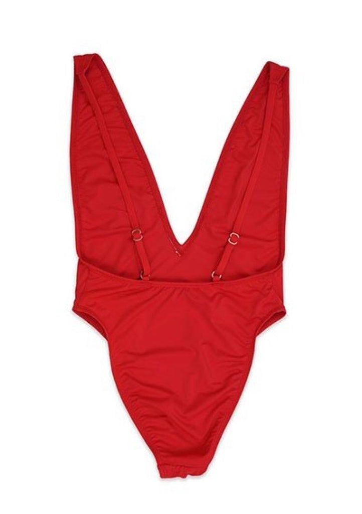 Chinwe High Cut Low V-Neck One Piece